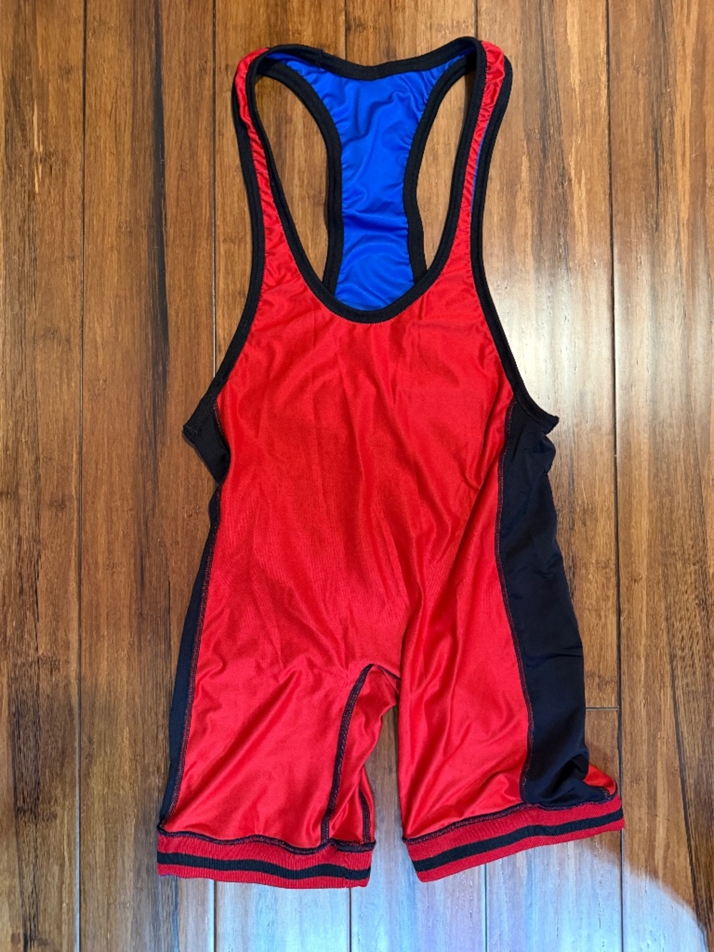 Reversible Cliff Keen Athletics Wrestling Singlet Bright Blue/Red Large Item#015